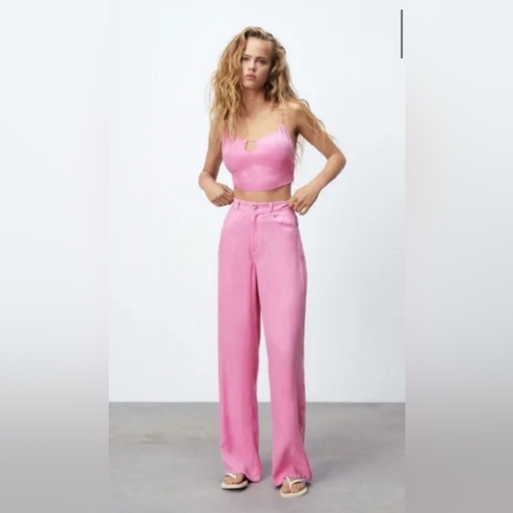 Pink Women's Pants & Jumpsuit Set